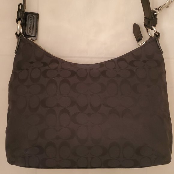 Authentic Signature Black Coach Purse - Picture 3 of 3